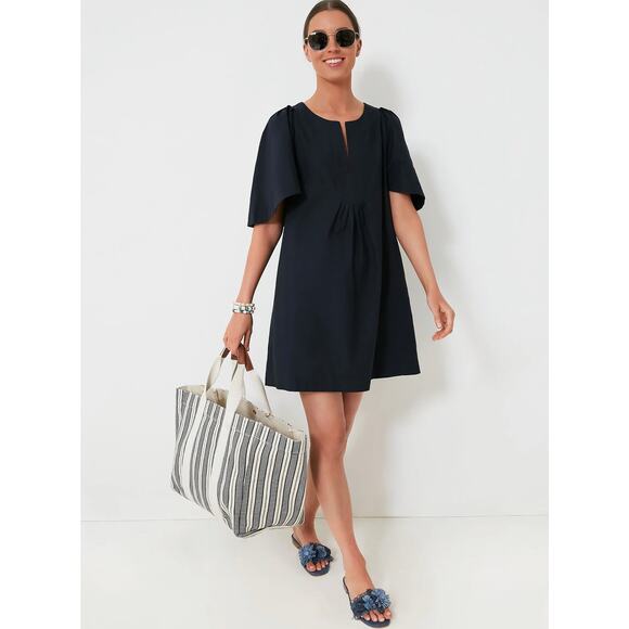 TUCKERNUCK Pomander Place Deep Navy Finley Flutter Sleeve Dress NWT Size XXL - Picture 1 of 12